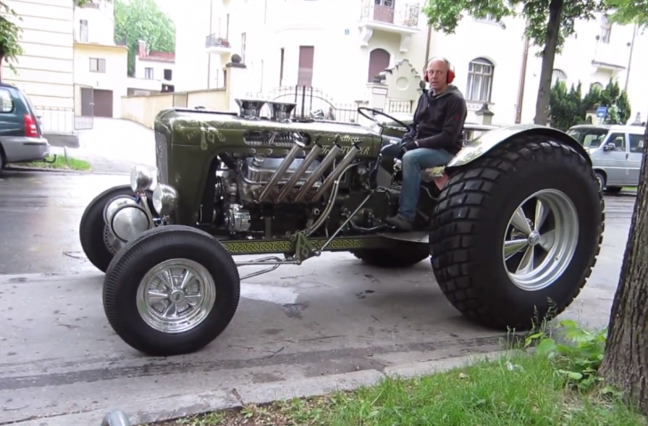Hot-rod tractor