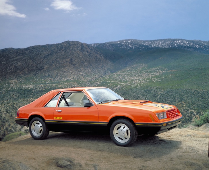 Orange 1979 Ford Mustang Cobra