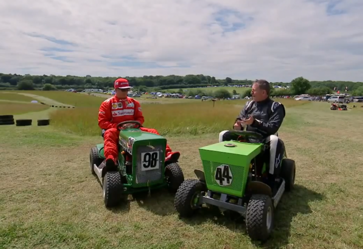 Lawnmower Racing with Kimi Raikkonen