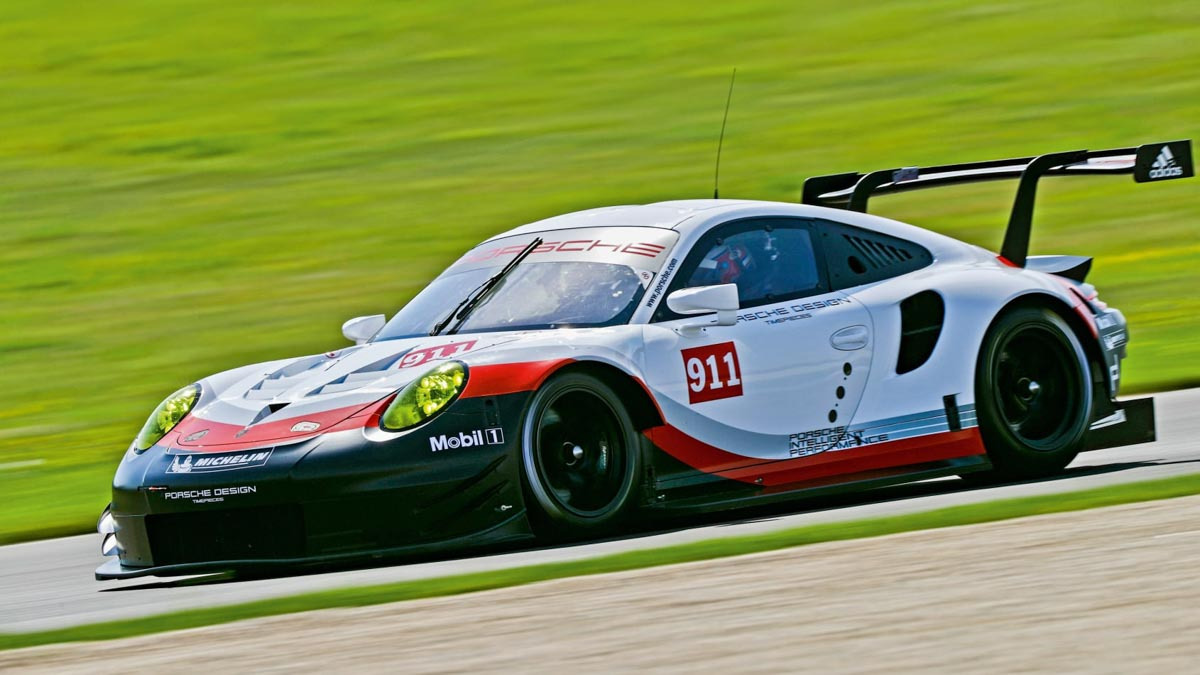 Porsche 911 RSR v GT3 R v GT3 Cup trackonly 911s driven